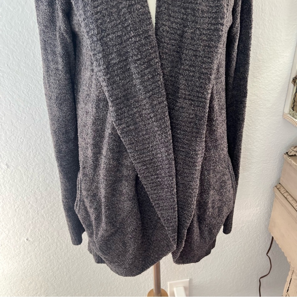 Barefoot Dreams CozyChic Lite Cardigan Grey Size XS/S - Picture 5 of 14